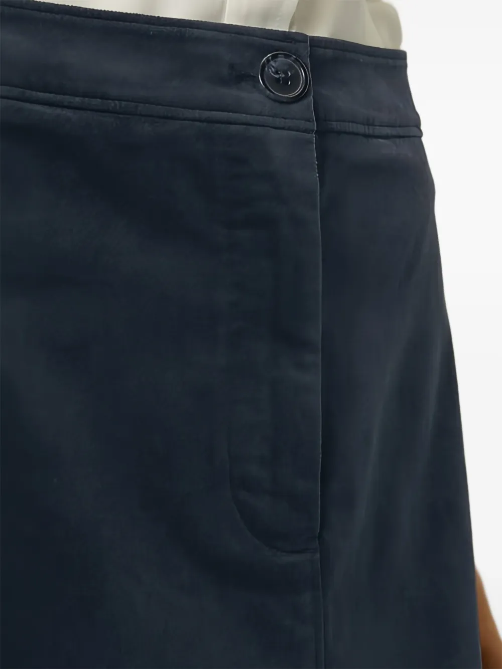 Marc O'Polo Mini-rok met knopen Blauw