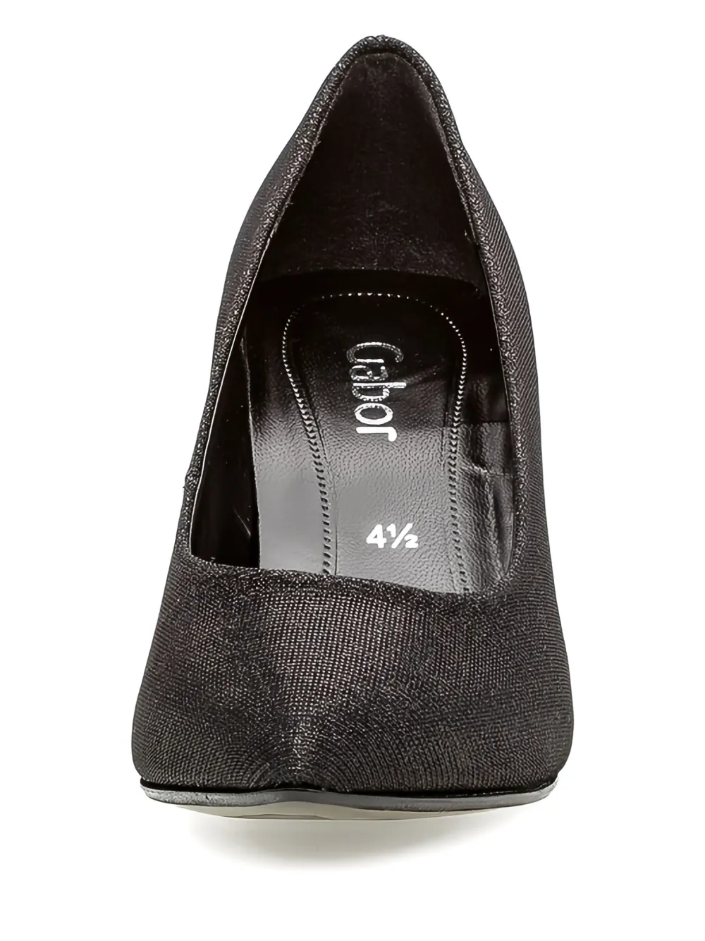 GABOR Glanzende pumps met puntige neus Zwart