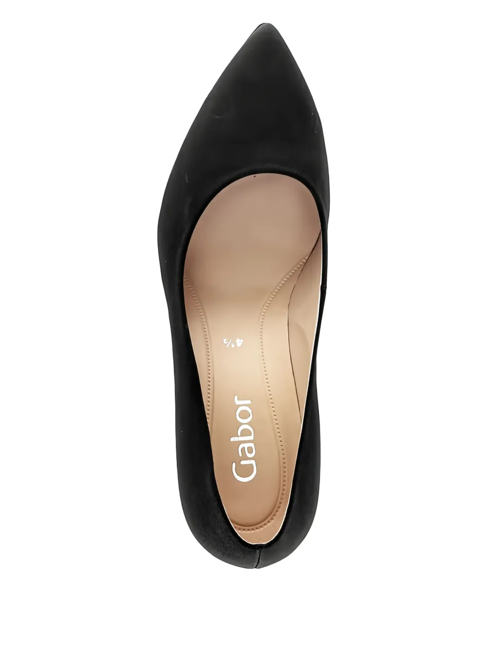 GABOR Glanzende pumps met puntige neus Zwart