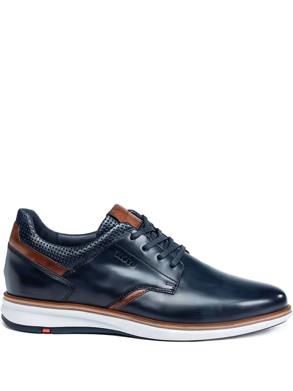 Lloyd Kayor perforated leather lace-up shoes | Blue | Image 1