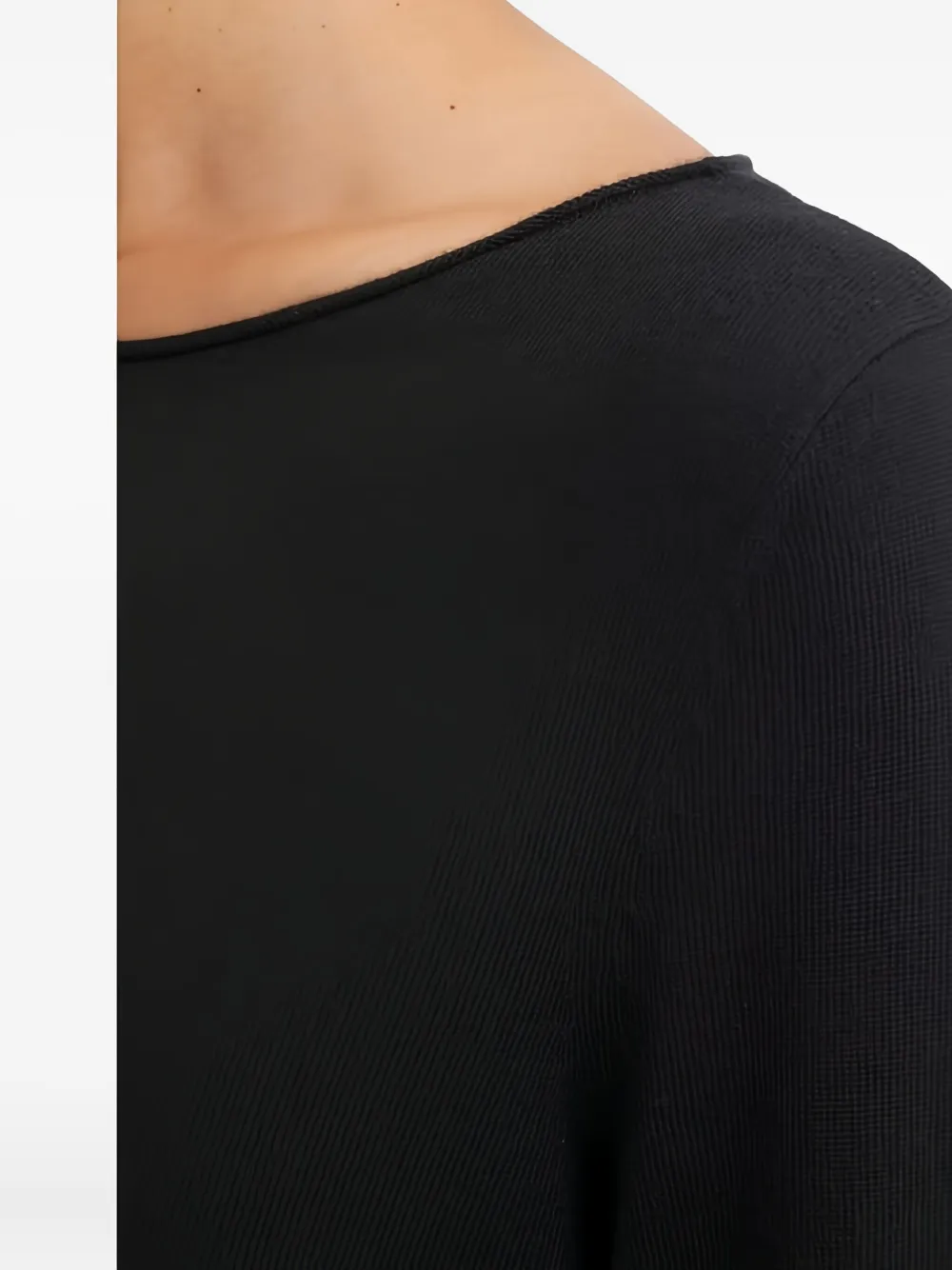 Marc O'Polo Top met boothals Zwart