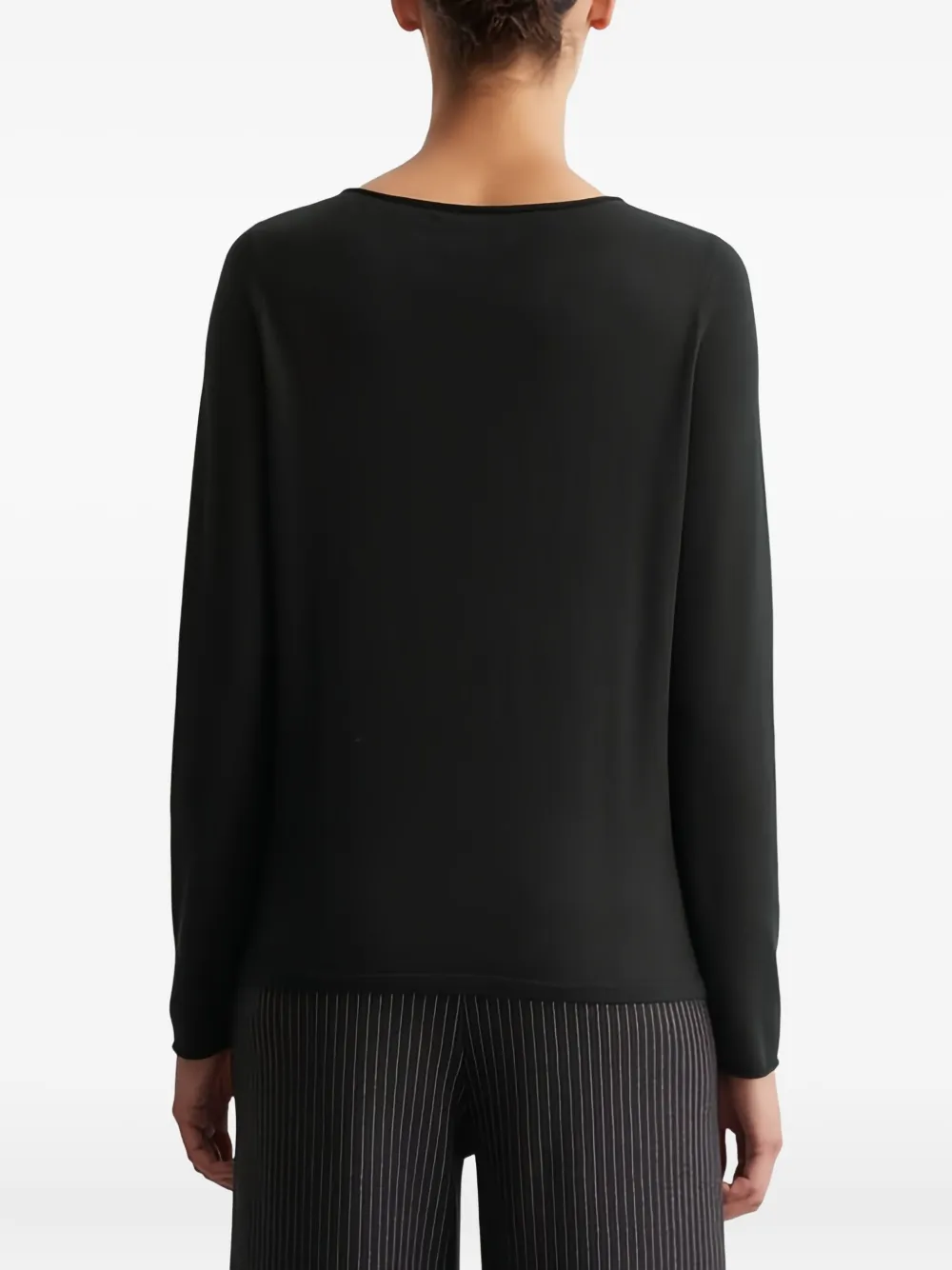 Marc O'Polo Top met boothals Zwart