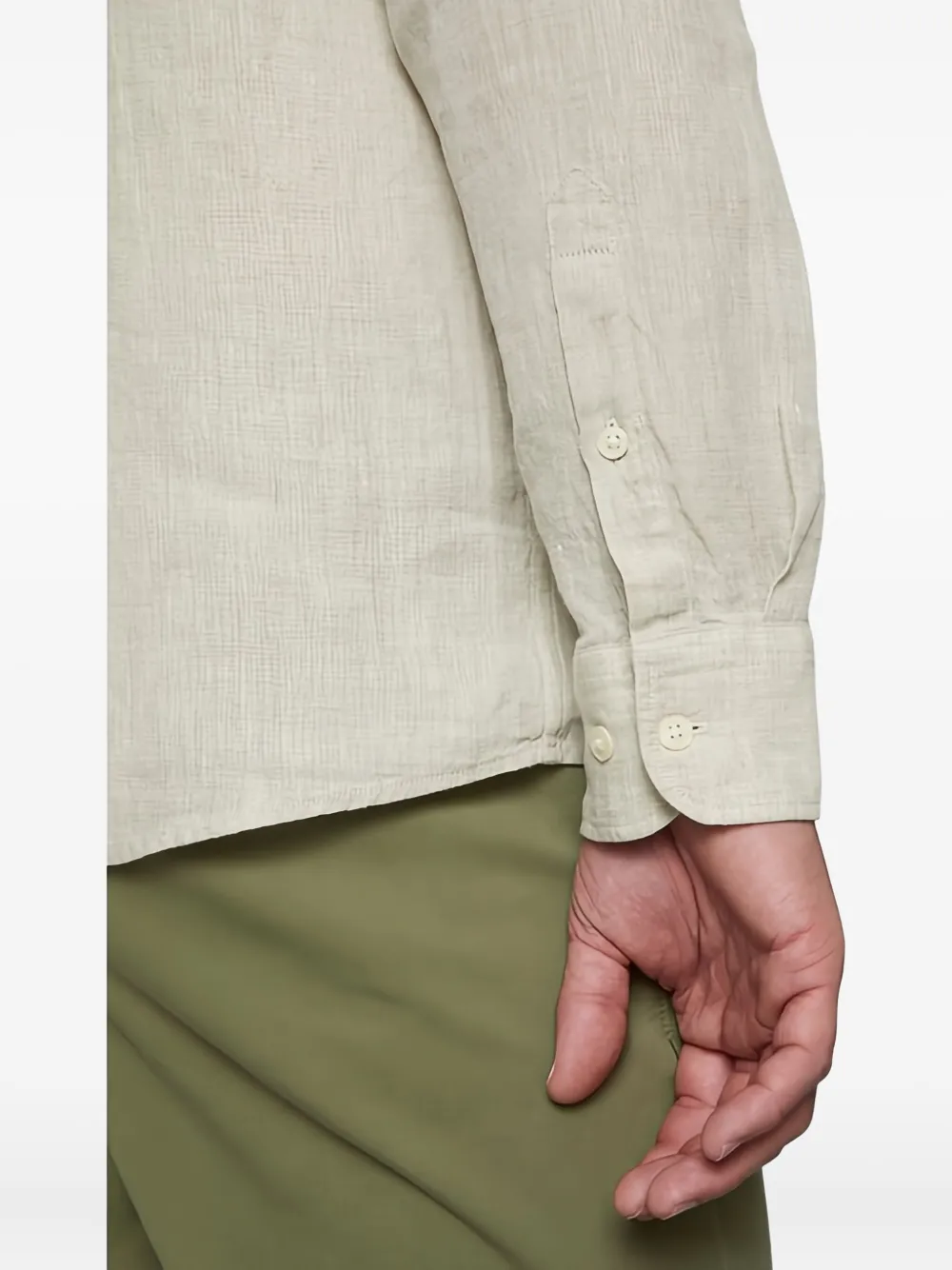 Marc O'Polo Linnen overhemd Beige