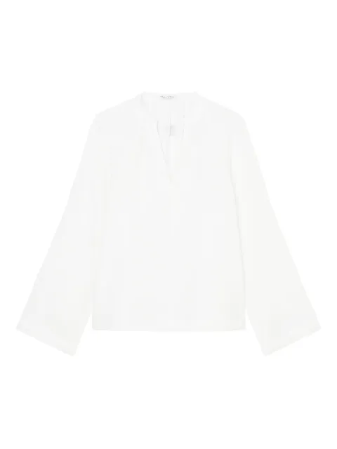 Marc O'Polo blusa con mangas acampanadas y cuello en V