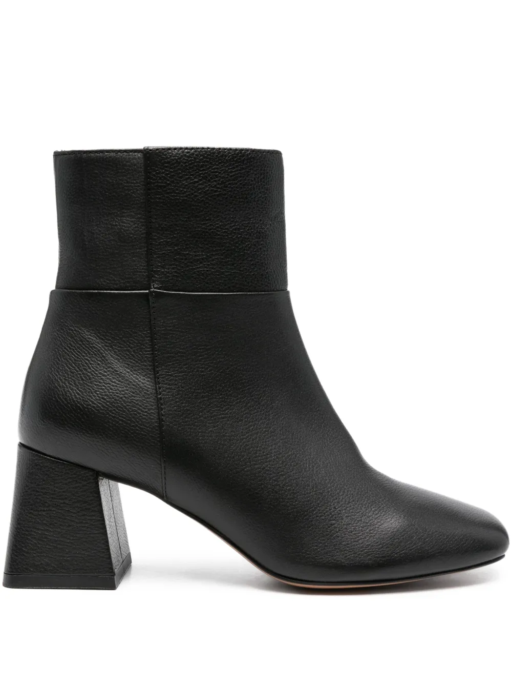 Geox 70mm Coronilla block-heel square-toe boots Black