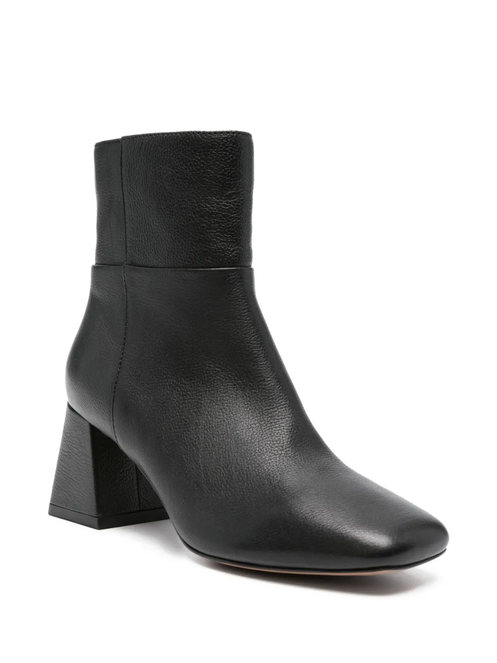 Geox 70mm Coronilla block-heel square-toe boots Black