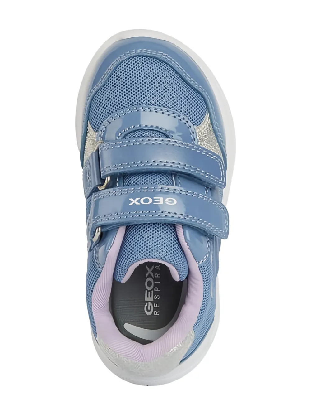 Geox Kids Sprintye mesh-panelled sneakers Blue