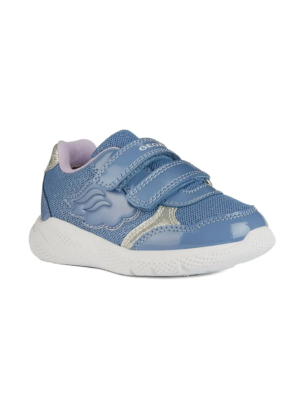 Geox Kids Sprintye mesh-panelled sneakers Blue