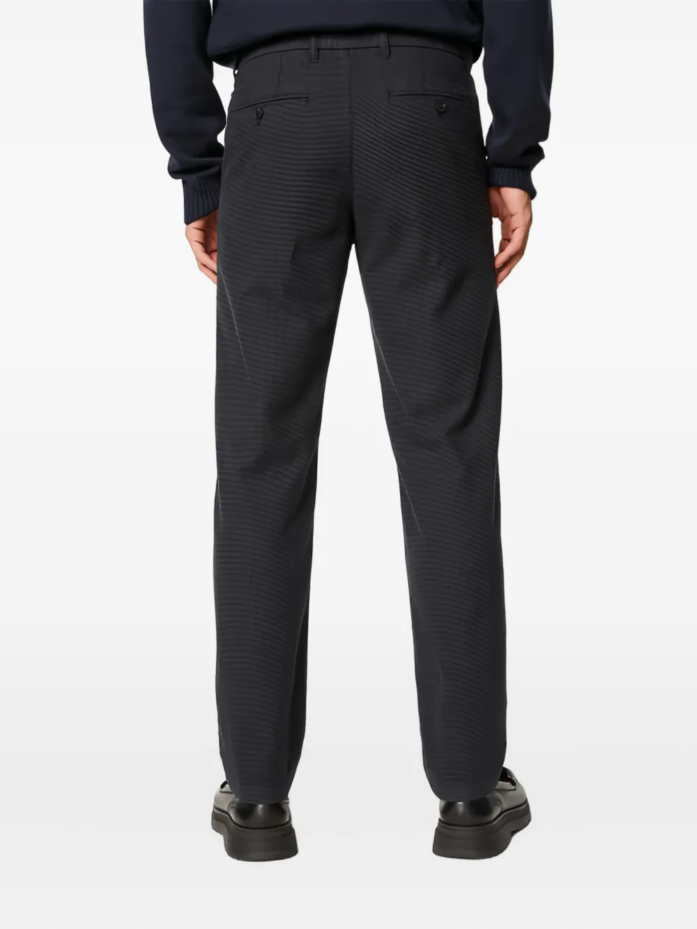 Marc O'Polo Geruite broek Grijs