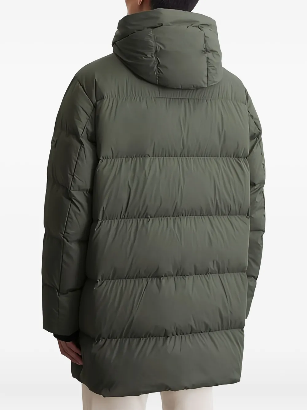 Marc O'Polo Gewatteerd jack met capuchon Groen