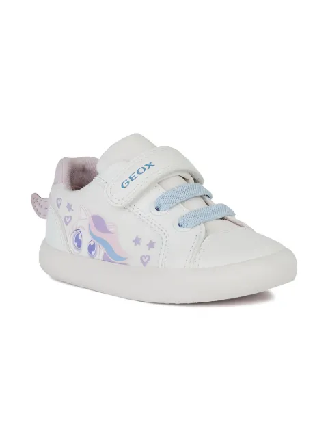 Geox Kids Gisli unicorn-print sneakers
