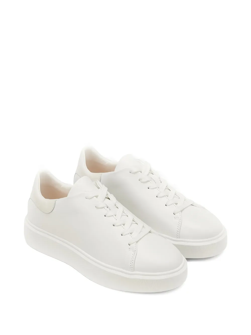 Marc O'Polo Cora platform sole lace-up sneakers - Wit