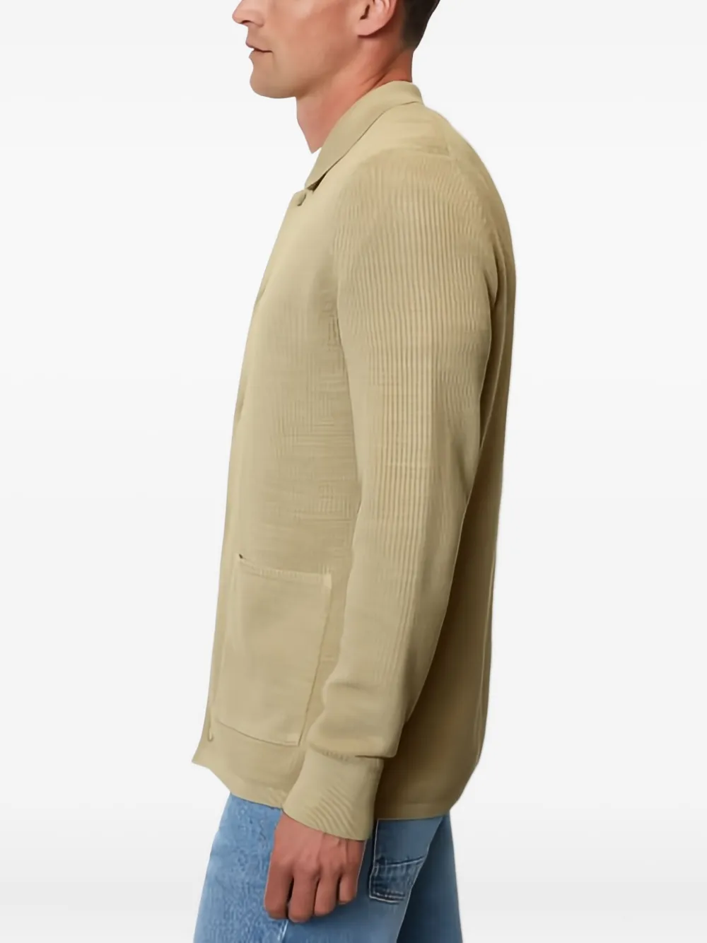 Marc O'Polo Geribbeld vest Bruin
