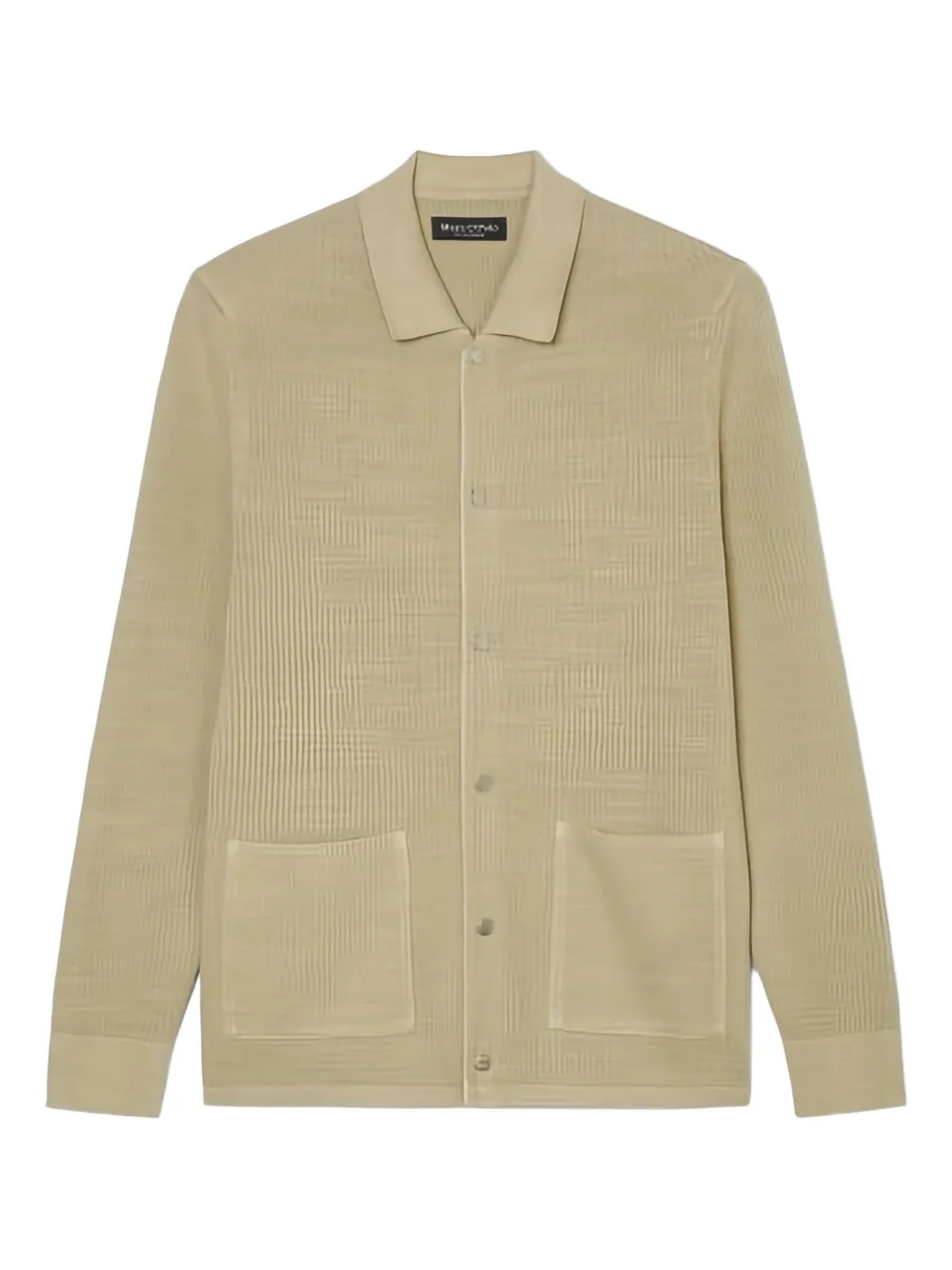Marc O'Polo ribbed button-up cardigan | Brown | Image 1