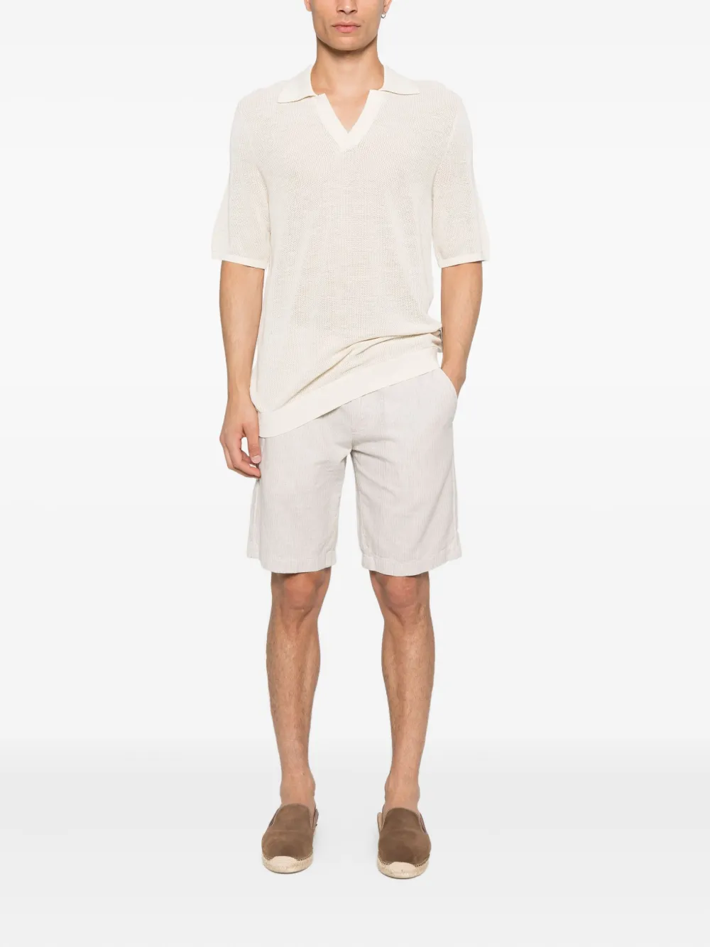 Marc O'Polo knitted T-shirt - Beige