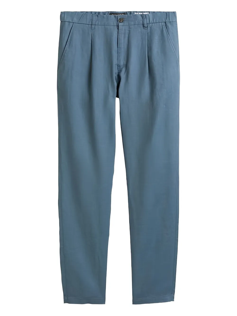 Marc O'Polo Linnen chino met geplooid detail Blauw