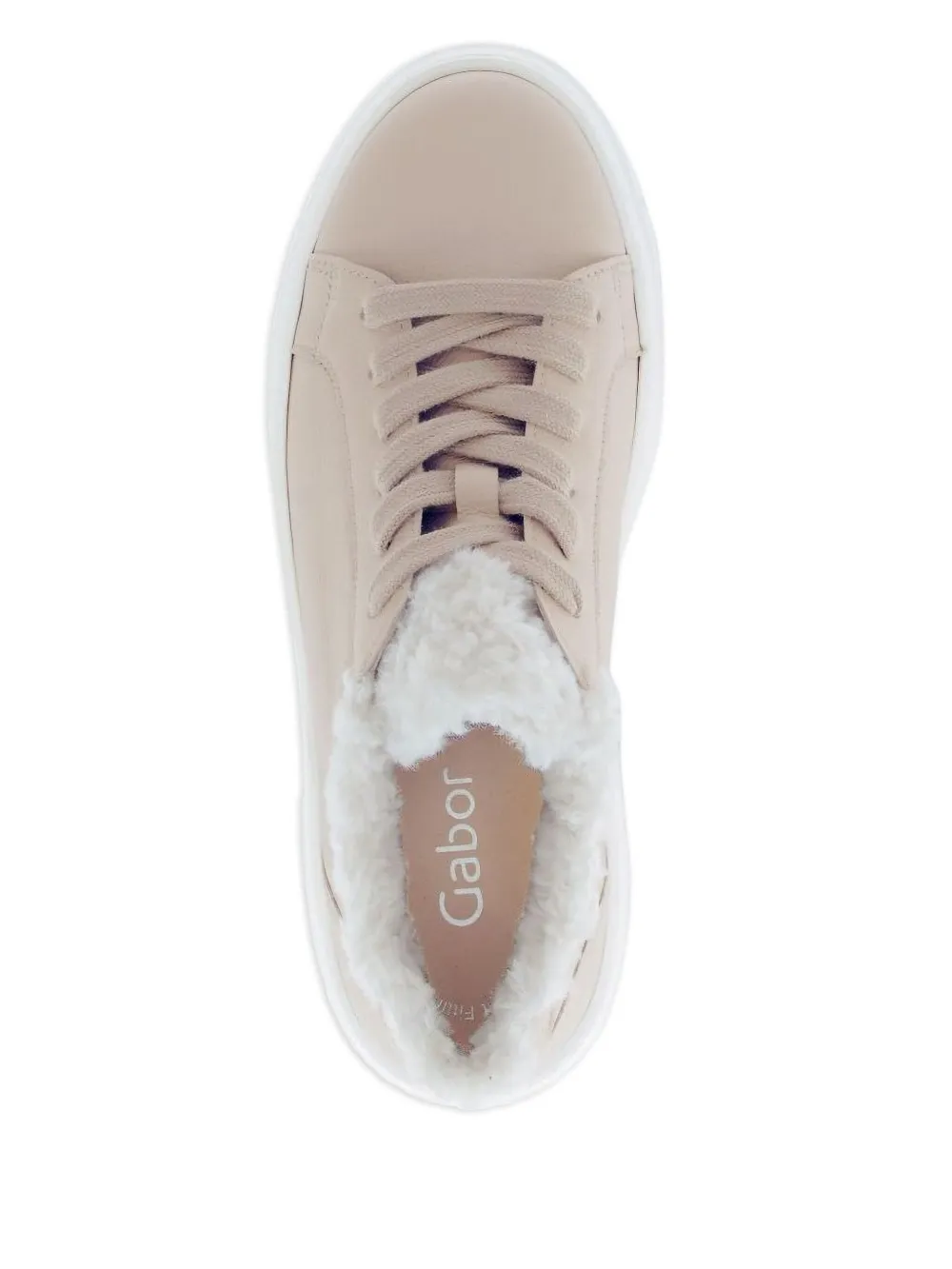GABOR platform sneaker Neutrals