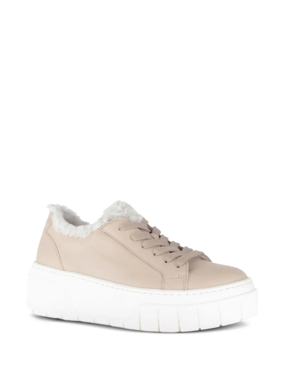 GABOR platform sneaker Neutrals