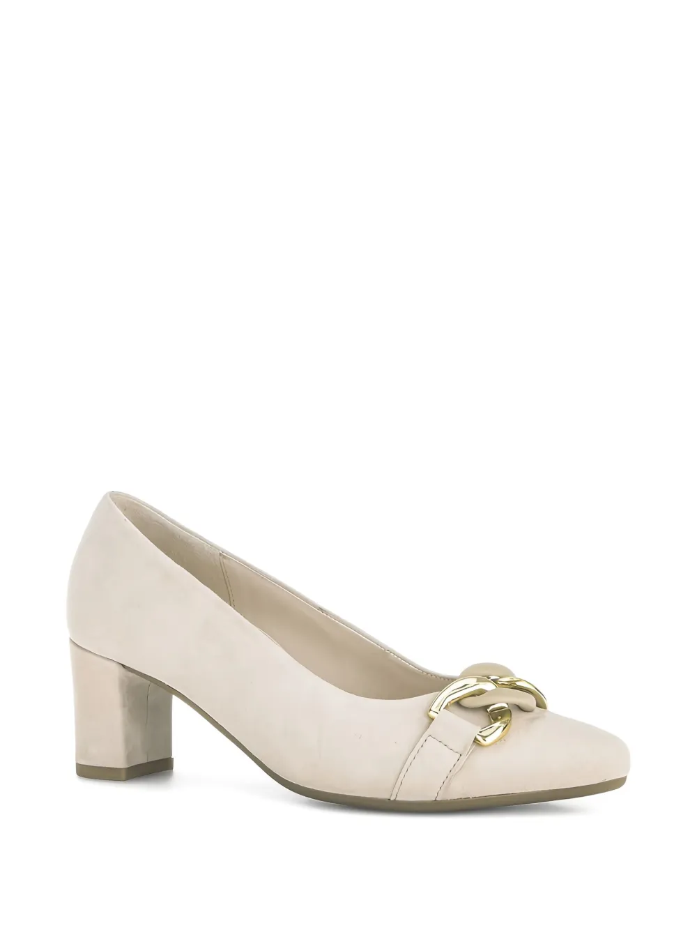 GABOR chain-embellished pumps Neutrals