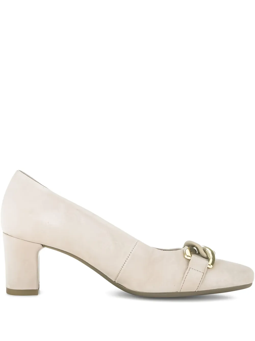 GABOR chain-embellished pumps Neutrals
