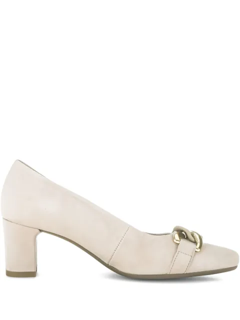 GABOR chain-embellished pumps