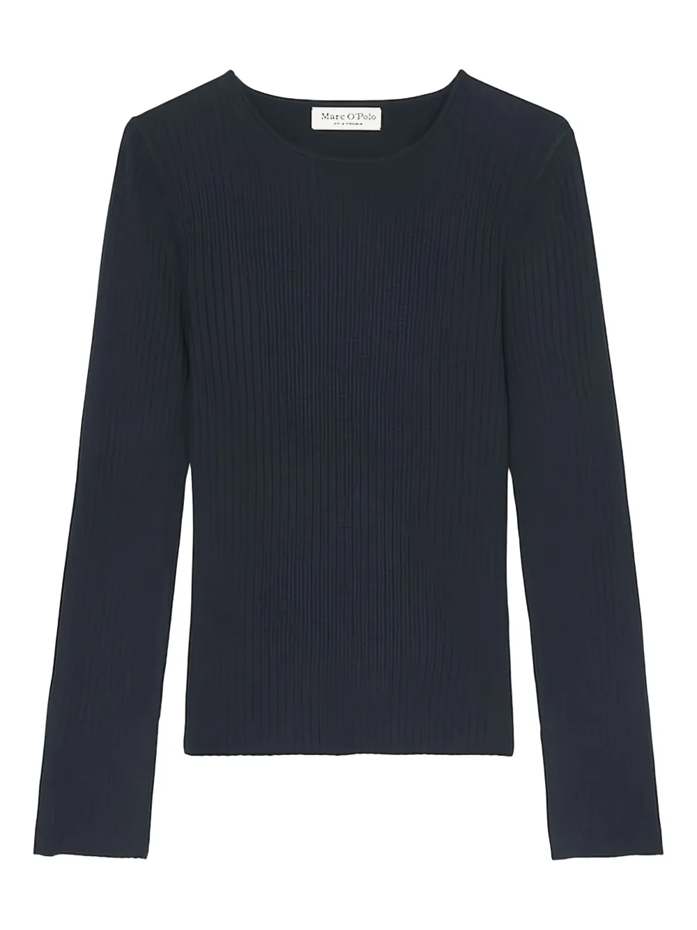 Marc O'Polo ribbed long-sleeve top | Blue | Image 1