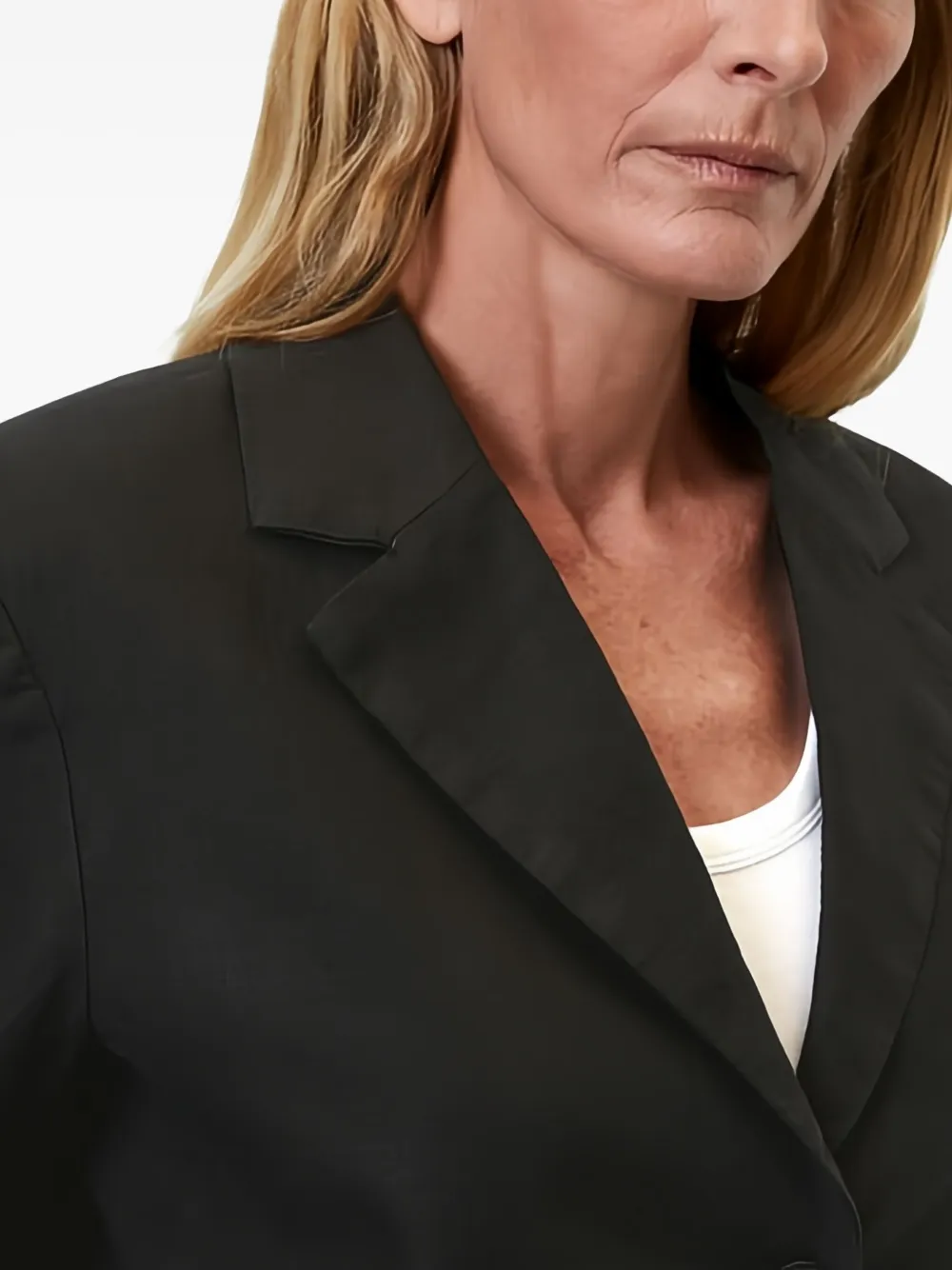 Marc O'Polo Linnen blazer Zwart