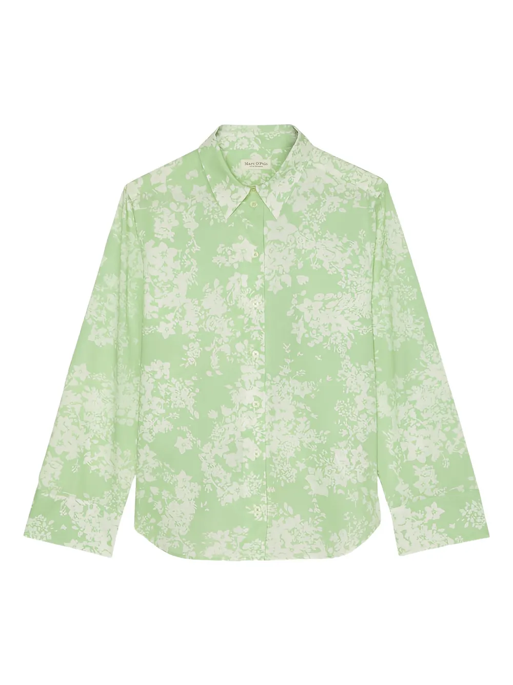 Marc O'Polo floral-print button-up shirt | Green | Image 1