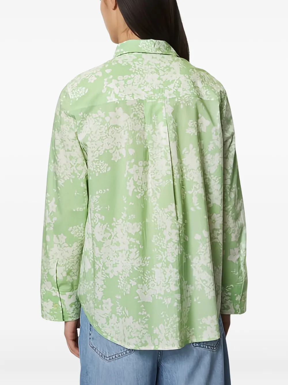 Marc O'Polo Blouse met bloemenprint Groen