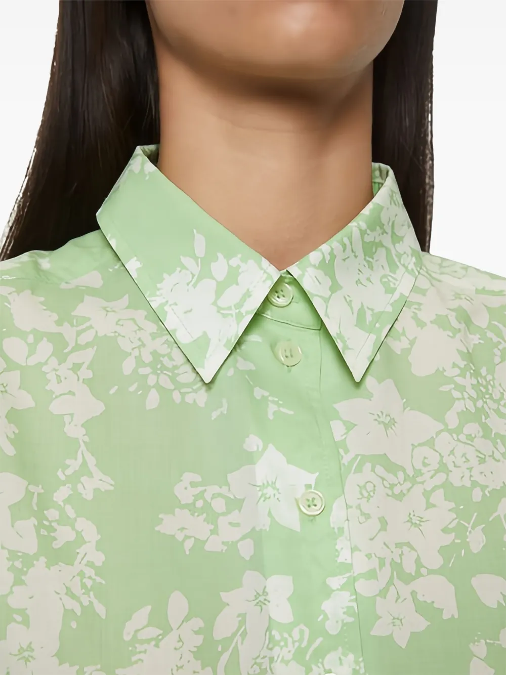 Marc O'Polo Blouse met bloemenprint Groen