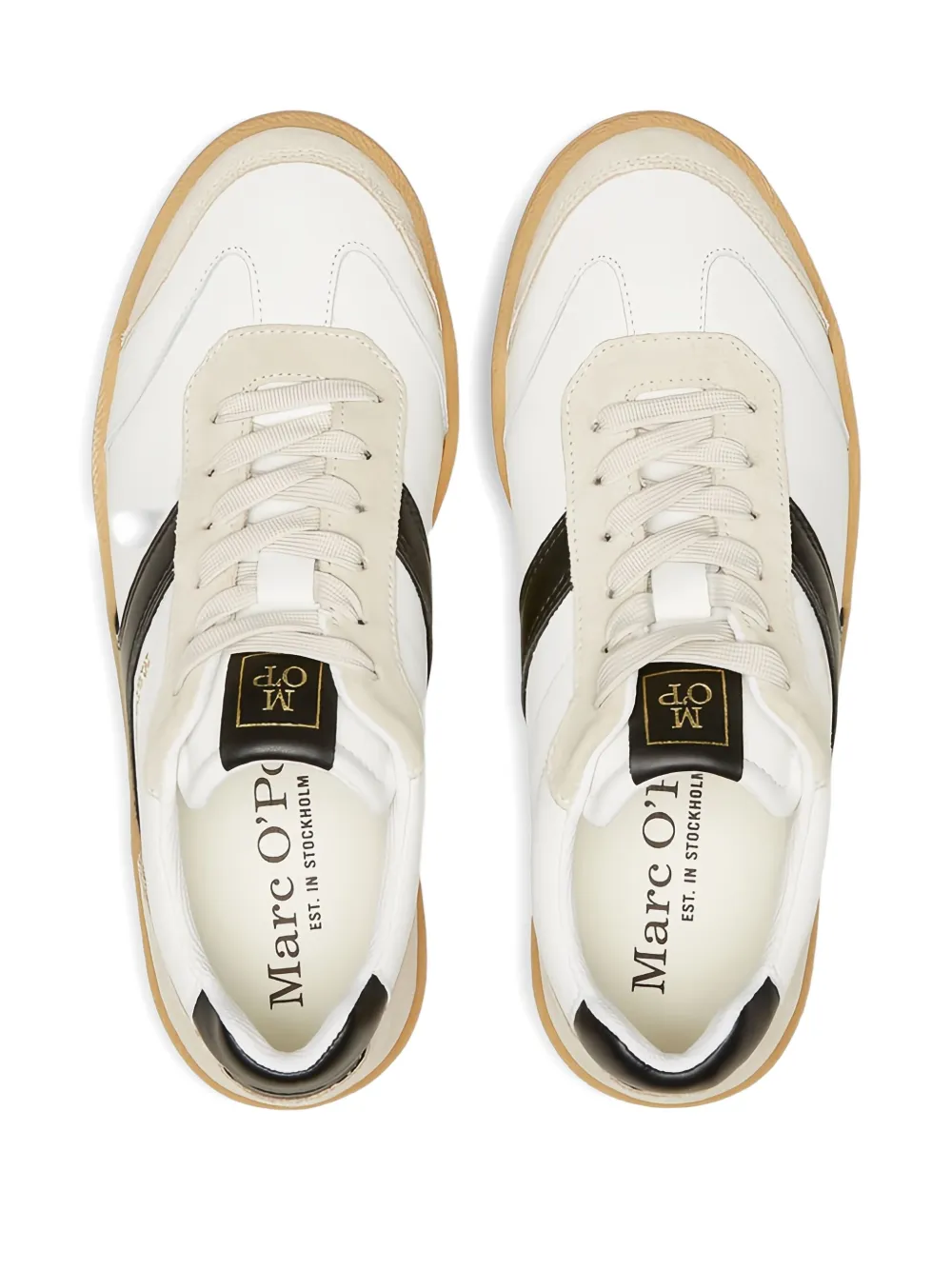 Marc O'Polo panelled low-top sneakers White