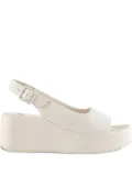 Hogl 65mm Loulou platform wedge sandals - White