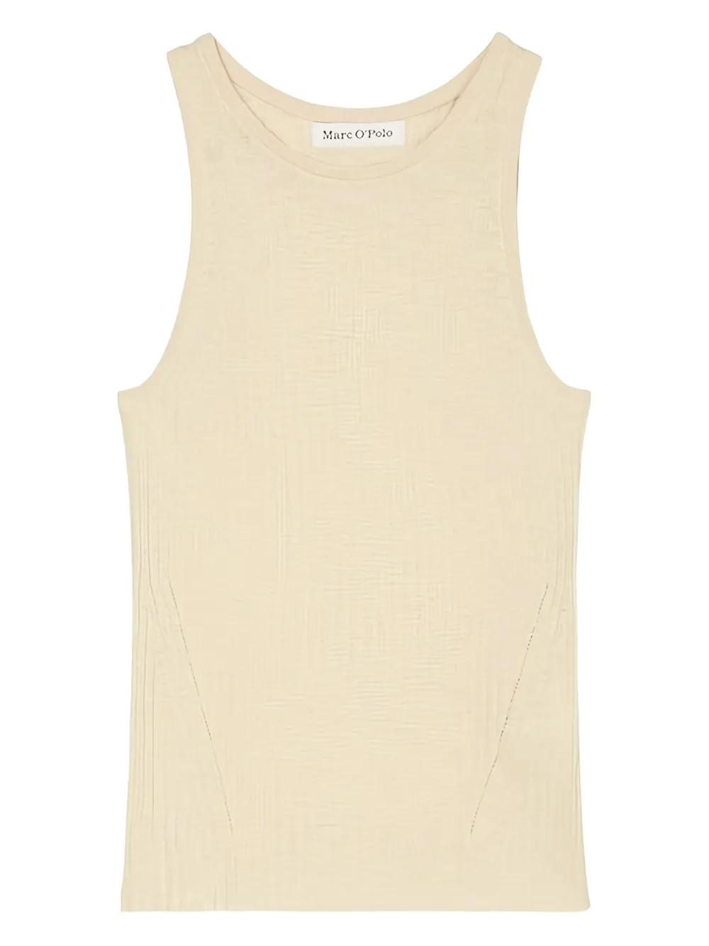 ribbed sleeveless tank top