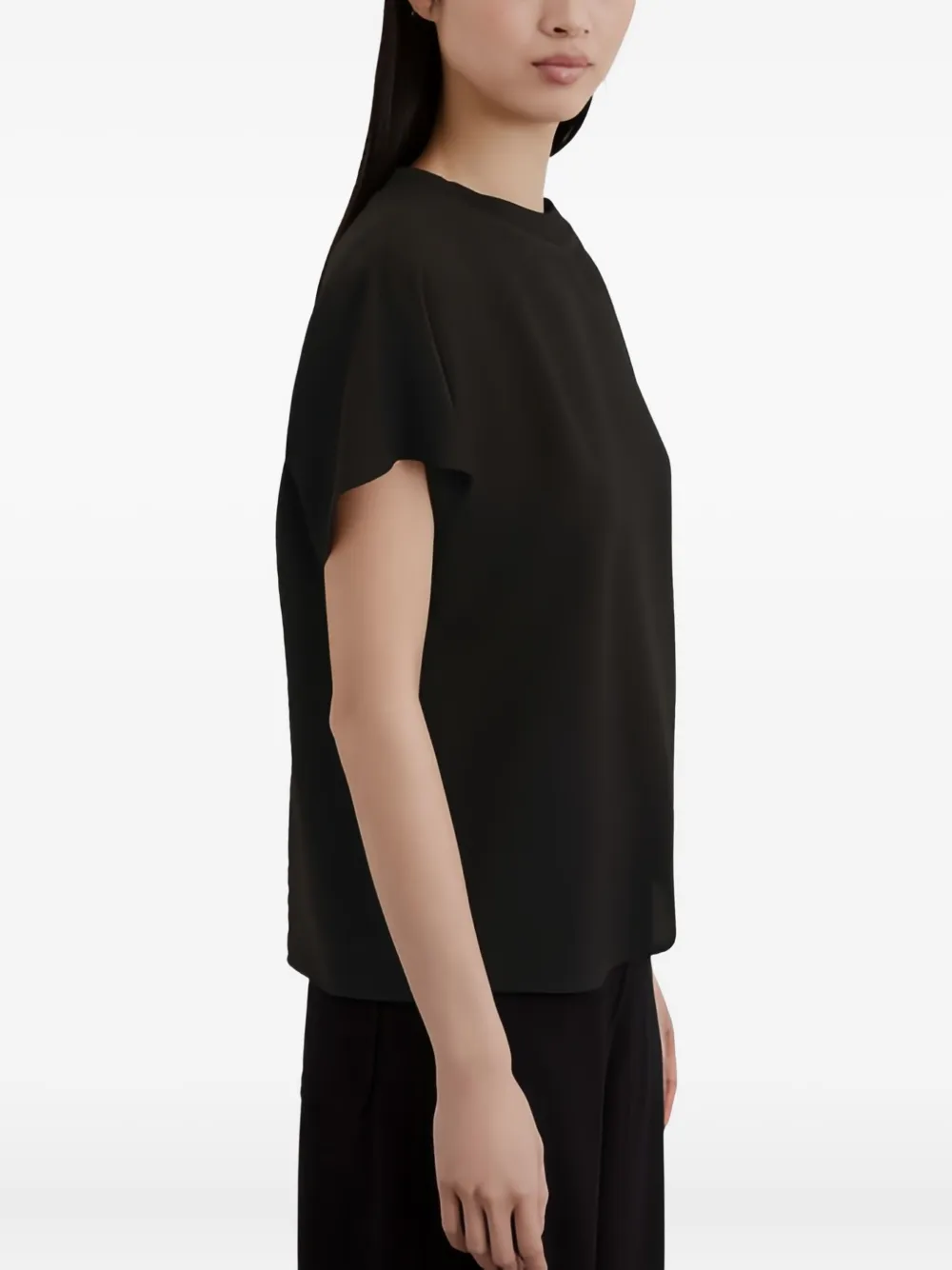 Marc O'Polo Top met korte mouwen Zwart