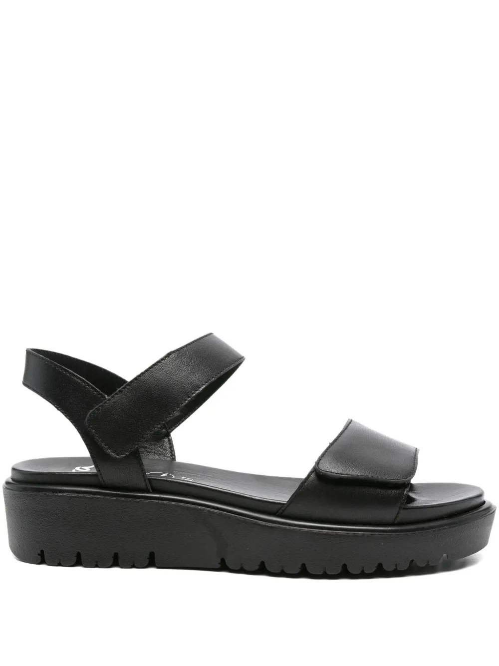 ARA 45mm adjustable-strap platform sandals - ブラック ARA 45mm adjustable-strap platform sandals - ブラック