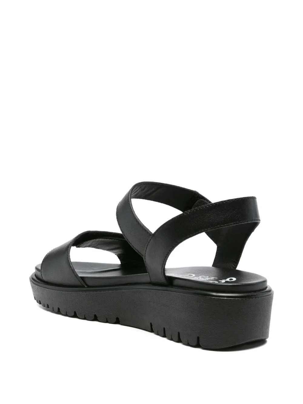 ARA 45mm adjustable-strap platform sandals Black