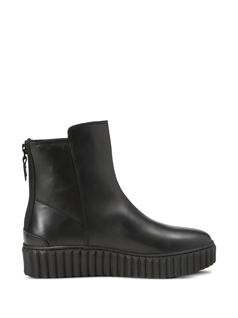 Marc O'Polo leather ankle boots Black