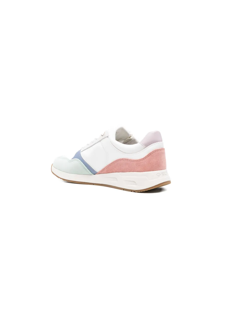 Geox Bulmya zip-detail panelled sneakers White