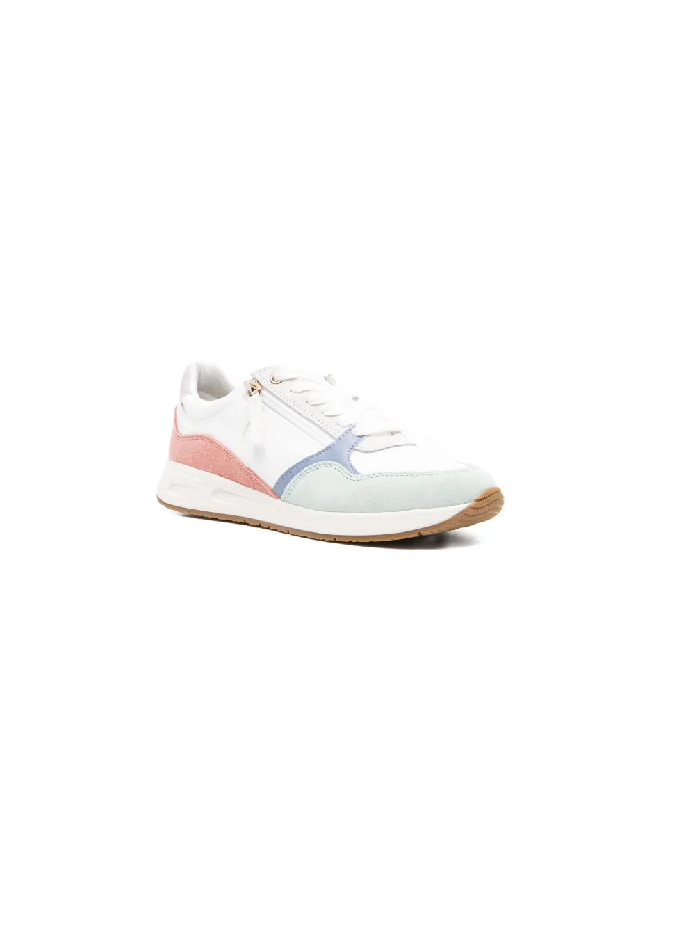 Geox Bulmya zip-detail panelled sneakers White