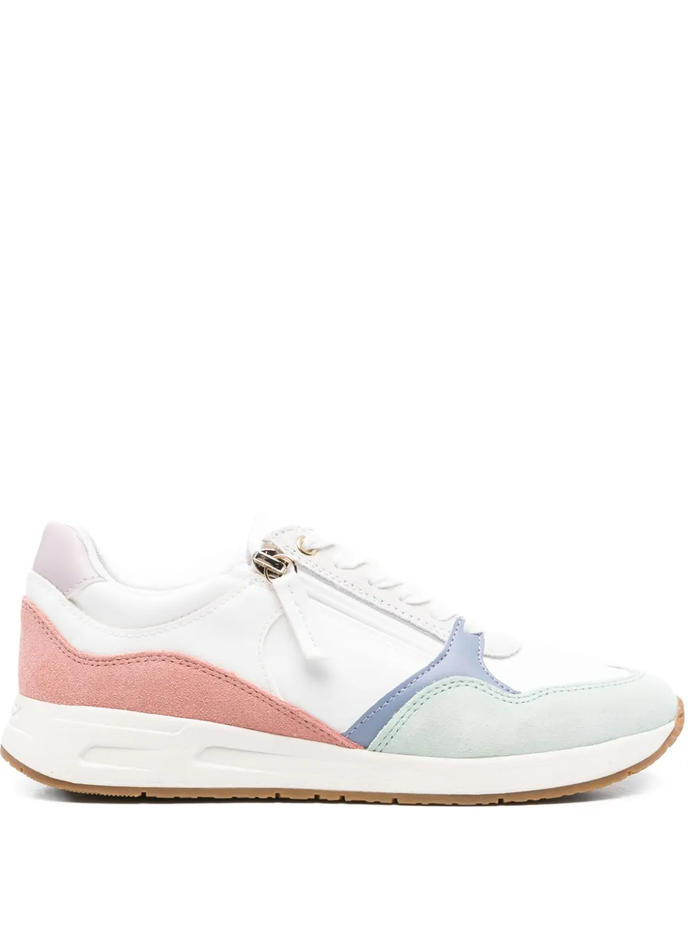 Geox Bulmya zip-detail panelled sneakers White
