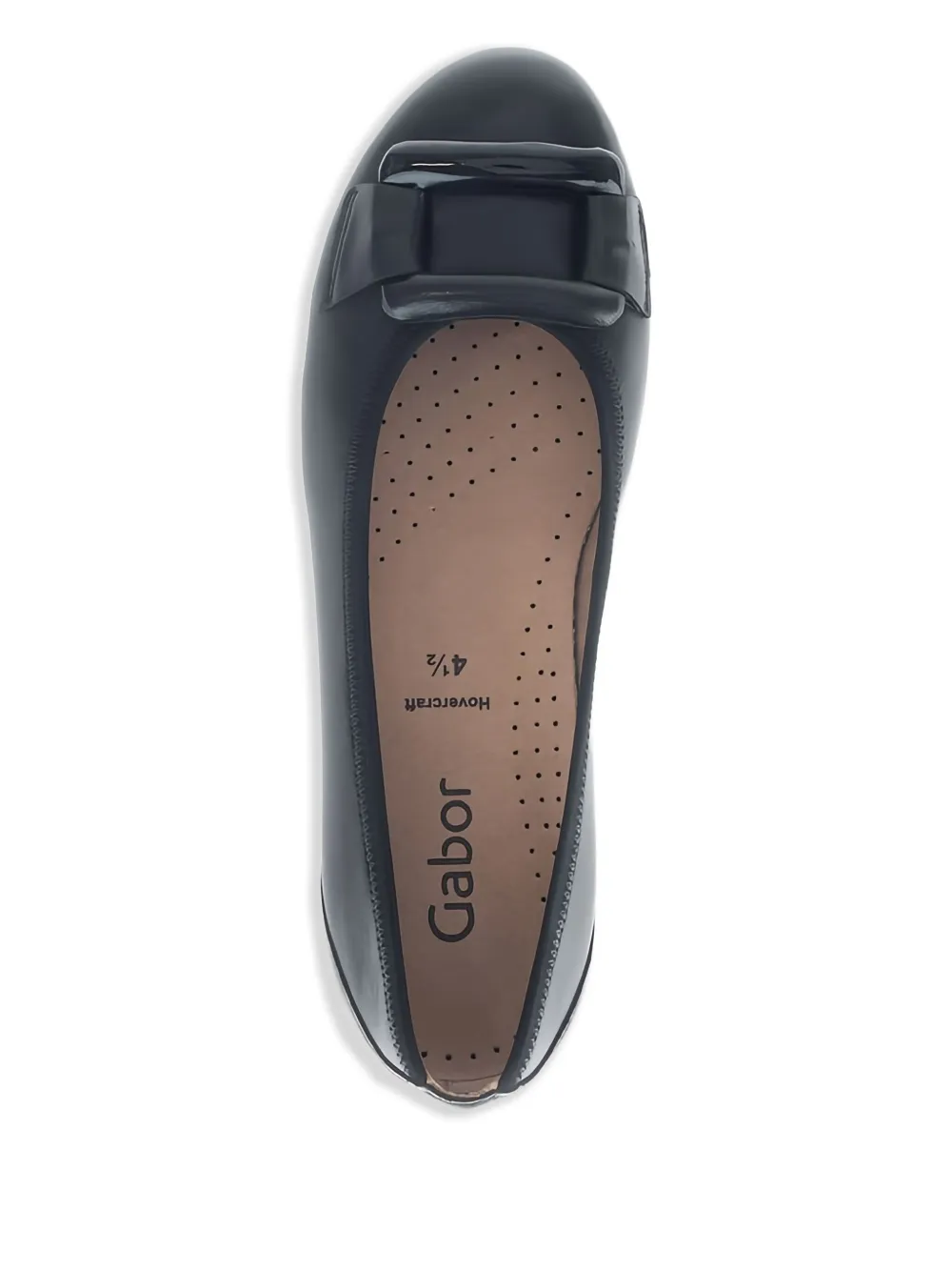 GABOR buckle-detail ballet flats Black