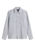 Marc O'Polo striped button-up shirt - Grey