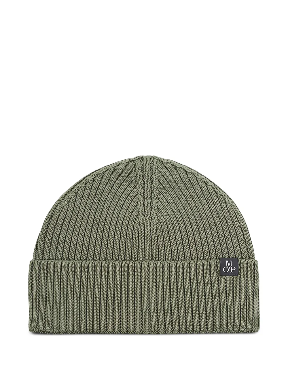 Marc O'polo Ribbed-knit Beanie In Green
