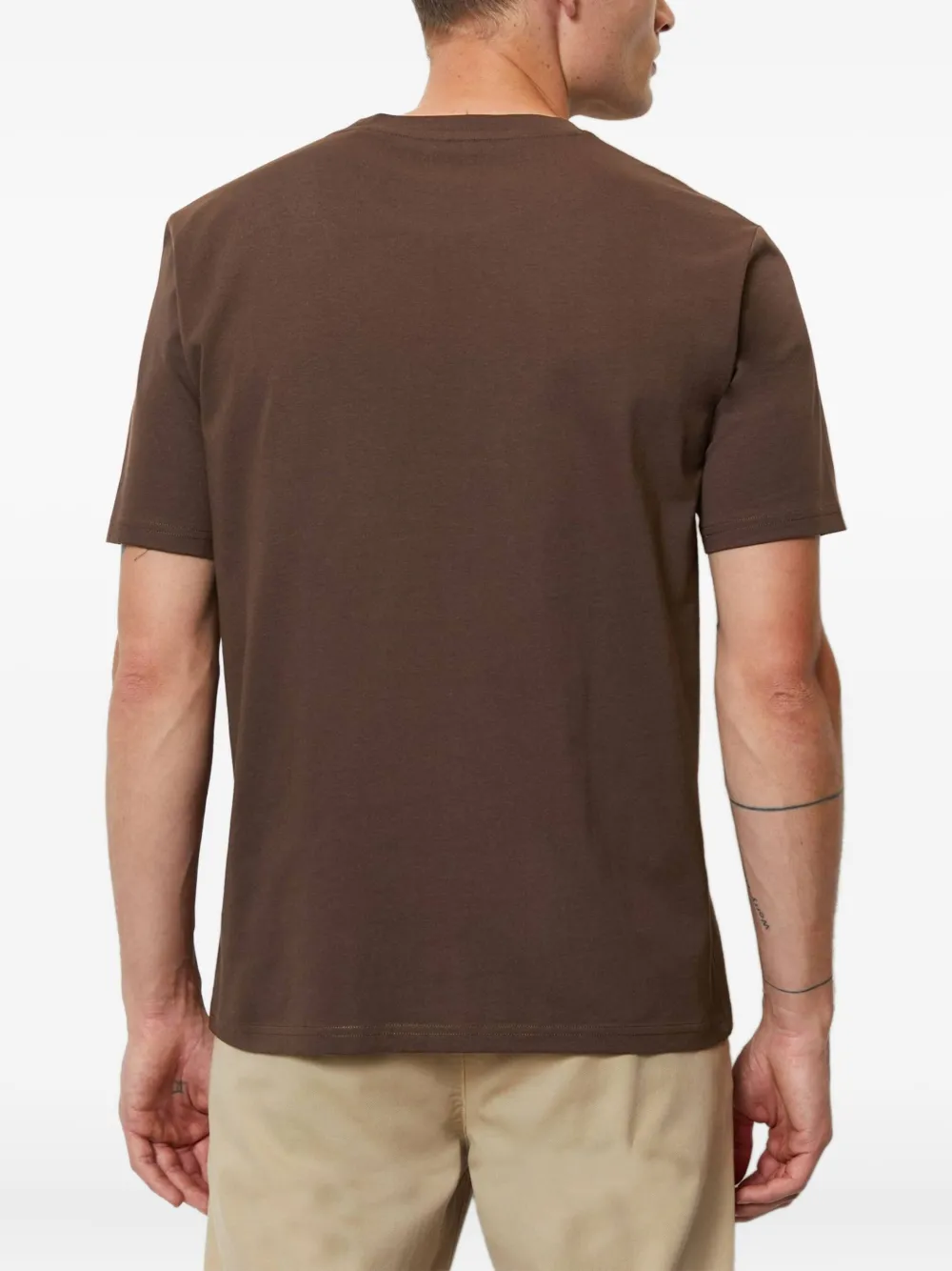 Marc O'polo Logo-print T-shirt In Brown