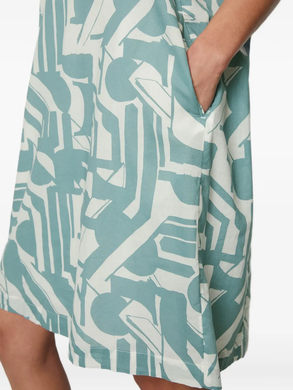 Marc O'Polo Mouwloze jurk Groen