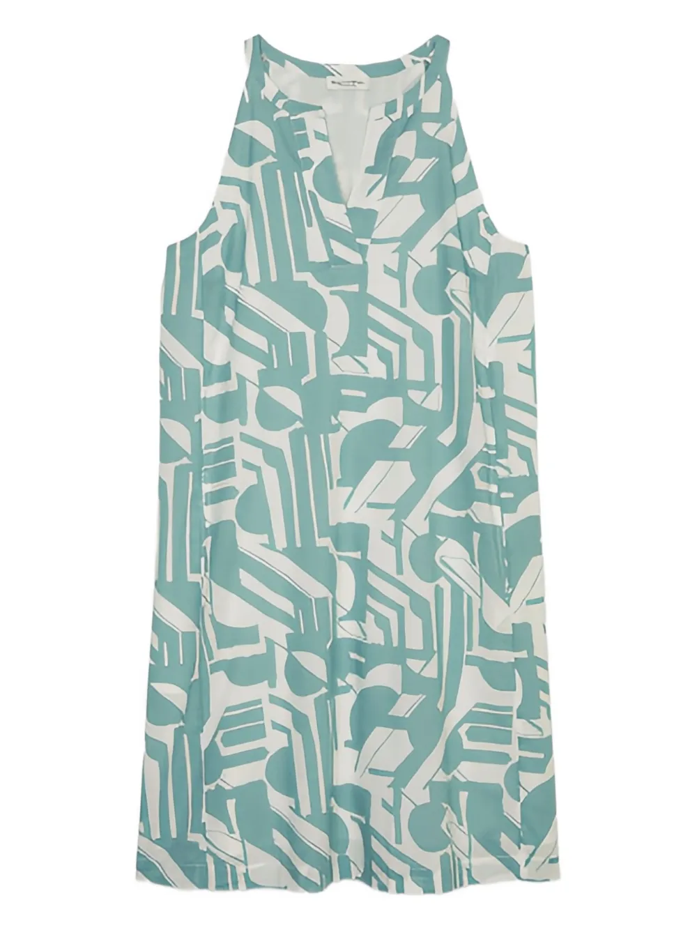 Marc O'Polo geometric-print sleeveless dress | Green | Image 1