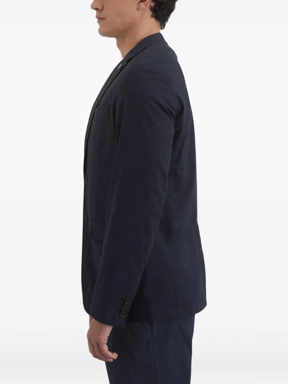 Marc O'Polo Blazer met enkele rij knopen Blauw