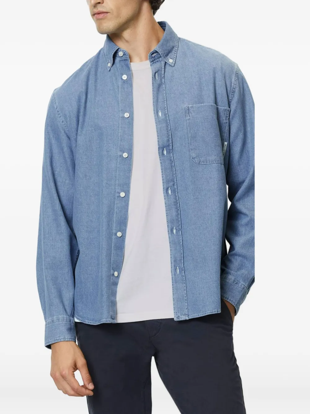 Marc O'Polo button-up chambray shirt | Image 2