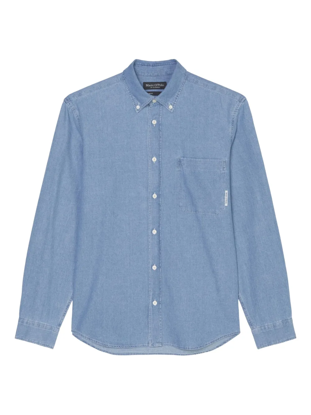 Marc O'Polo button-up chambray shirt | Blue | Image 1