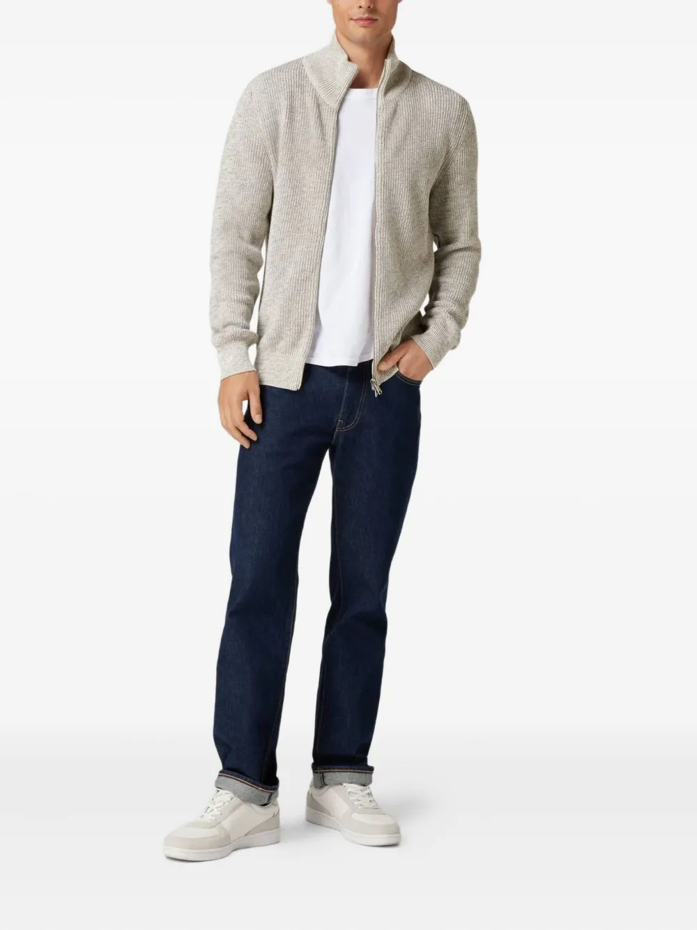 Marc O'Polo zip-front ribbed cardigan | Cardigans | Image 2
